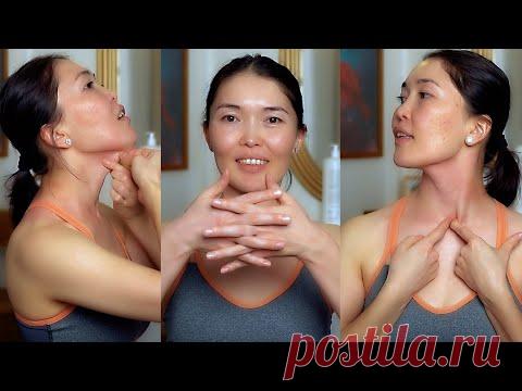 Как убрать второй подбородок. Самомассаж от  Айгерим Жумадиловой