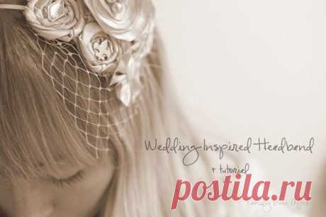 Ободок с цветами. #ободок@handmade_blog #украшение_для_волос@handmade_blog