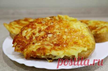 Горячие бутерброды с сыром и картофелем