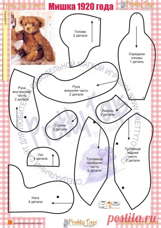 Разделы выкроек