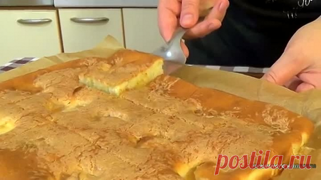 Простой пирог с абрикосами.