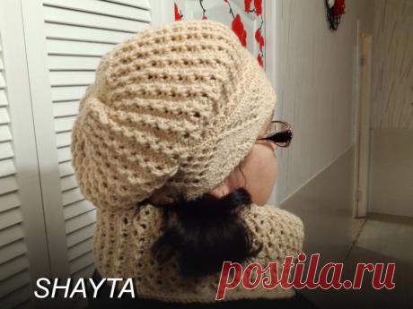 Комплект: берет и снуд.