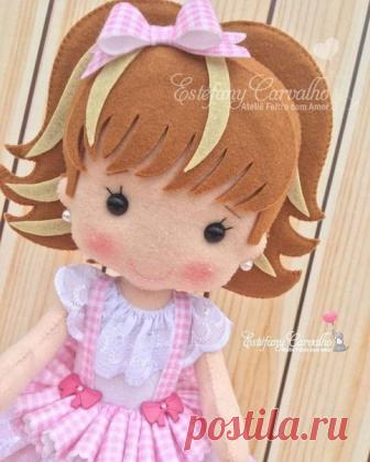 Bonecas de feltro - Criativo Ok