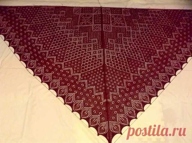 Ravelry: Восточный Впечатления Треугольник шаблон Сильви Beez