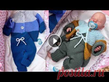 Детский вязаный костюм спицами. Часть 1. ДЕТСКАЯ КОФТОЧКА. Подробный мастер класс. Детский вязаный костюм спицами. Часть 1. ДЕТСКАЯ КОФТОЧКА. Подробный мастер класс. Пряжа- Ализе лана голд. (100гр-240м) Расход 120гр. Размер 62 спицы ...