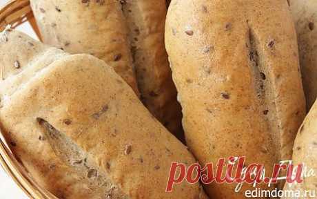 Хлебцы с семенами льна | Кулинарные рецепты от «Едим дома!»