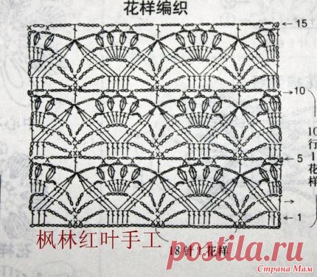 Жакет красивым узором. Крючок. - ВЯЗАНАЯ МОДА+ ДЛЯ НЕМОДЕЛЬНЫХ ДАМ - Страна Мам