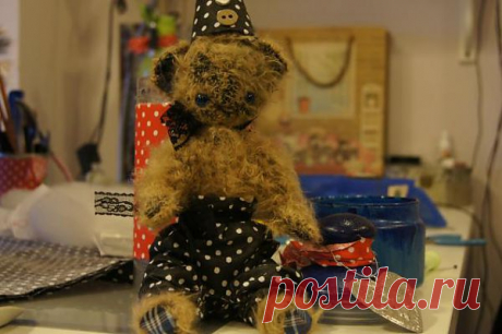 Мишка Тедди ( МК для начинающих в двух частях ( 2 часть!) - Ярмарка Мастеров - ручная работа, handmade