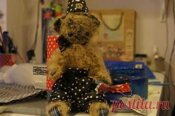 Мишка Тедди ( МК для начинающих в двух частях ( 2 часть!) - Ярмарка Мастеров - ручная работа, handmade