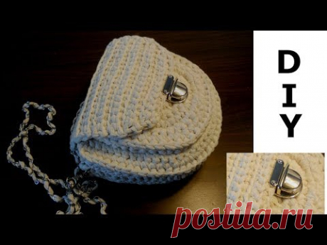 СУМКА ИЗ ТРИКОТАЖНОЙ ПРЯЖИ
