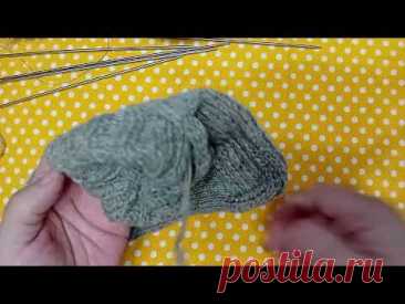 🧦Как я вяжу носки🧦 7часть(заключительная))😉