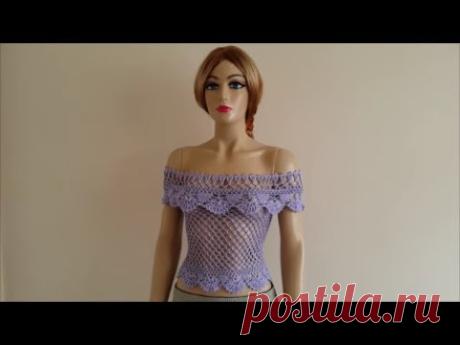 How to Crochet a Lace Blouse for Summer  1/2