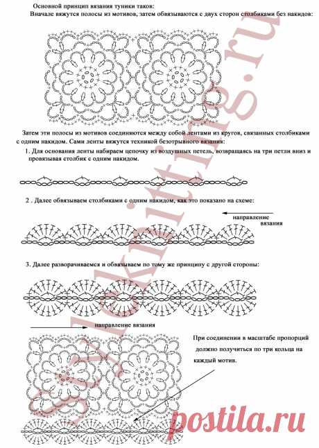 Вязание крючком со схемами бесплатно