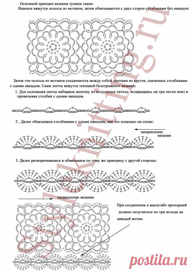 Вязание крючком со схемами бесплатно