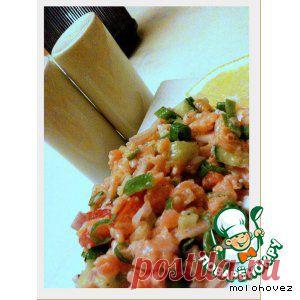 Тартар из семги по-летнему - кулинарный рецепт