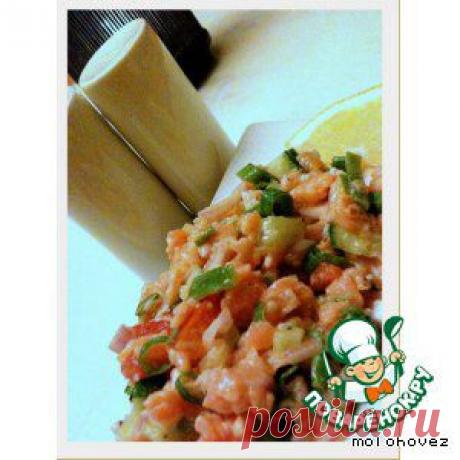 Тартар из семги по-летнему - кулинарный рецепт