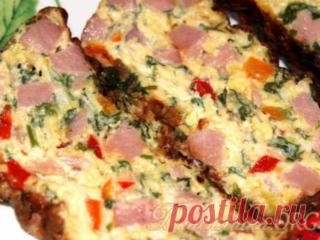 Кабачковый кекс с сыром и ветчиной. Рецепт с фото