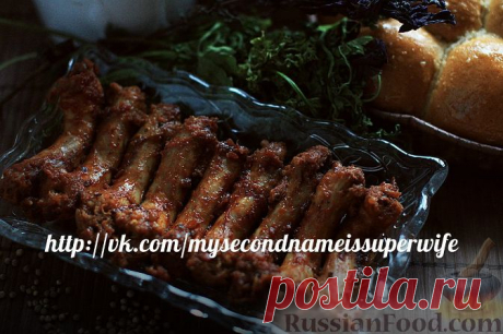 Рецепт: Острые куриные шеи на RussianFood.com