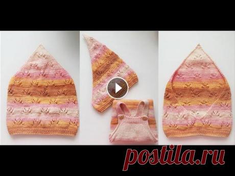 Косынка с бабочками спицами без швов  Приветствую! Я Альфира Меринова. В этом мастер-классе будем вязать простую косынку спицами без швов с узором &quot;Бабочка&quot;, который есть на моём...