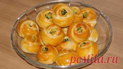 Самые вкусные пирожки с картошкой «Розочки»