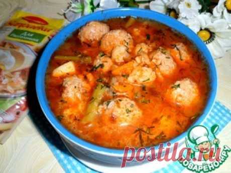 Рассольник с гречкой, фрикадельками и овощами - кулинарный рецепт
