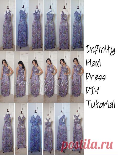 SewPetiteGal: Легко Бесконечность Макси платье DIY Руководство