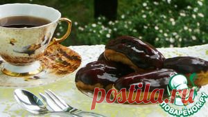 Зеркальная шоколадная глазурь для эклеров и тортов - кулинарный рецепт