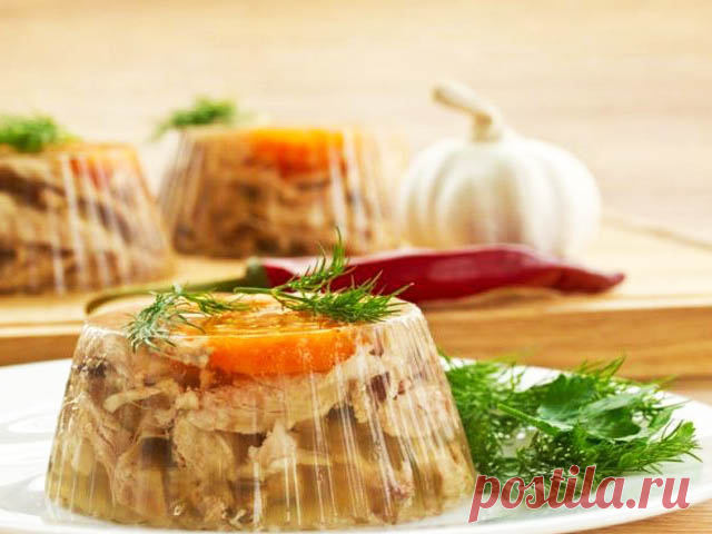 Украшение любого торжества! Заливное из курицы — Фактор Вкуса