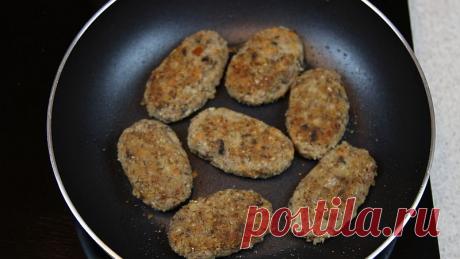Гречневые котлеты с грибами (постные) – Kyxarka.ru