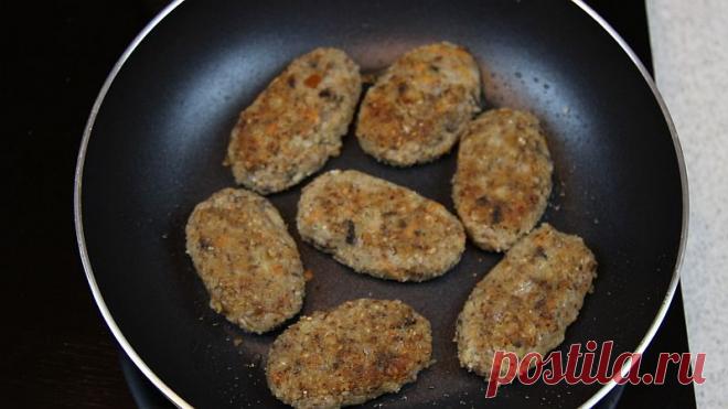 Гречневые котлеты с грибами (постные) – Kyxarka.ru