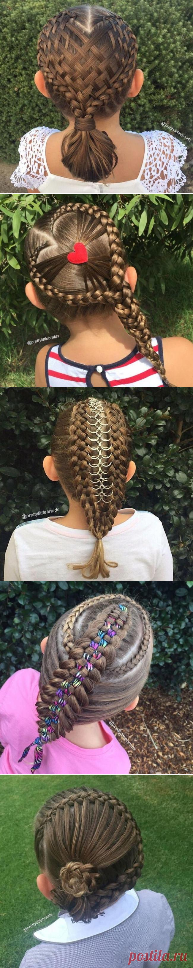 Оригинальные косички каждое утро для дочери