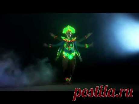"БОГИНЯ ДУРГА" - световое танцевальное шоу - YouTube