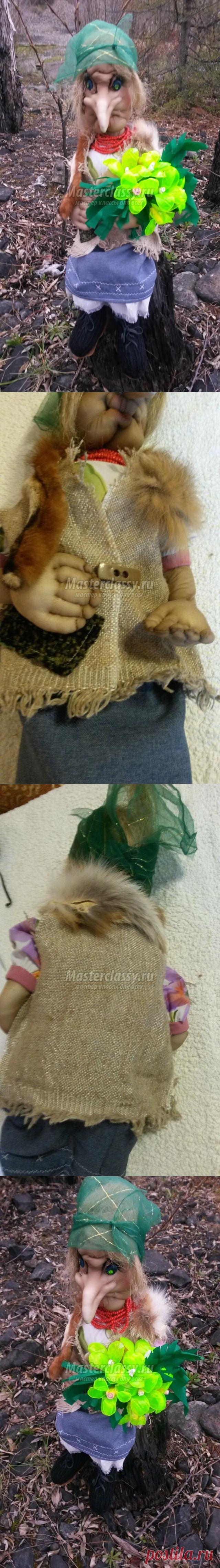 Скульптурные куклы из капрона своими руками. Баба Яга. Мастер-класс с пошаговыми фото