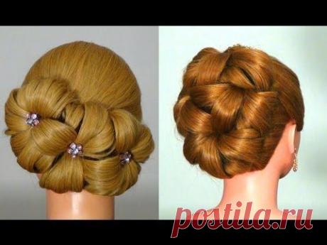 Прическа для длинных волос на Новый Год! Hairstyle for New Year