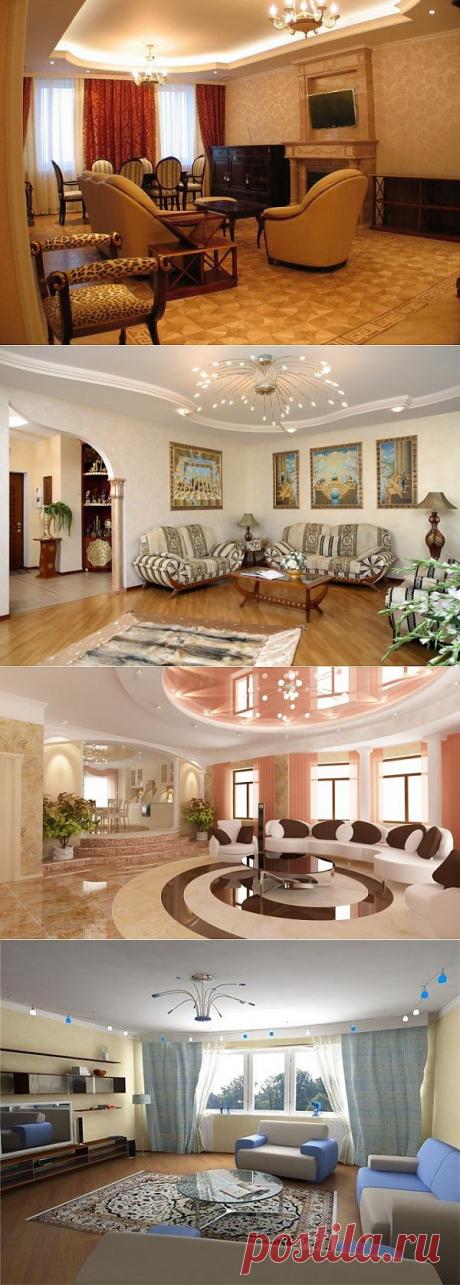 (+1) - 50 вариантов интерьера гостиной | Интерьер и Дизайн