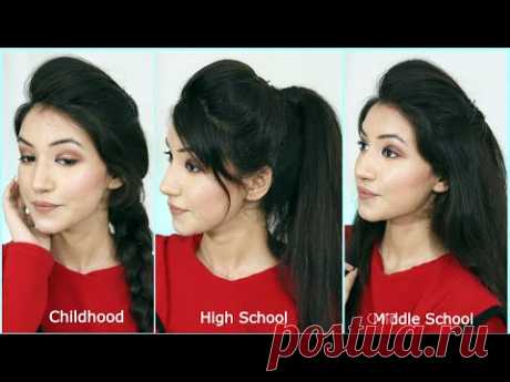My Favorite Childhood Hairstyle, Middle School Hairstyle And High School Hairstyle | Long Hairstyles - YouTube