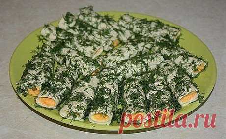Закусочные сырные трубочки