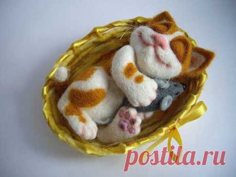 Валяние. КОТЫ и КОШКИ Натальи Кузнецовой