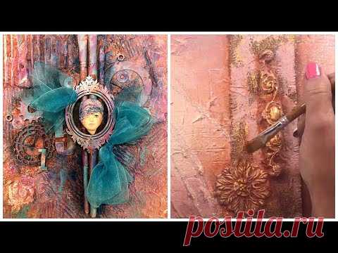 2 IDEAS DECORATIVAS PARA CUADROS FÁCILES de YOBANKA ART - YouTube