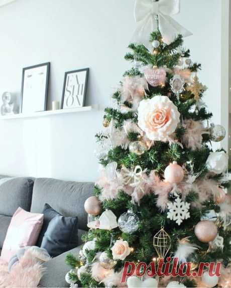 Как красиво нарядить елку на Новый Год: 49 вариантов