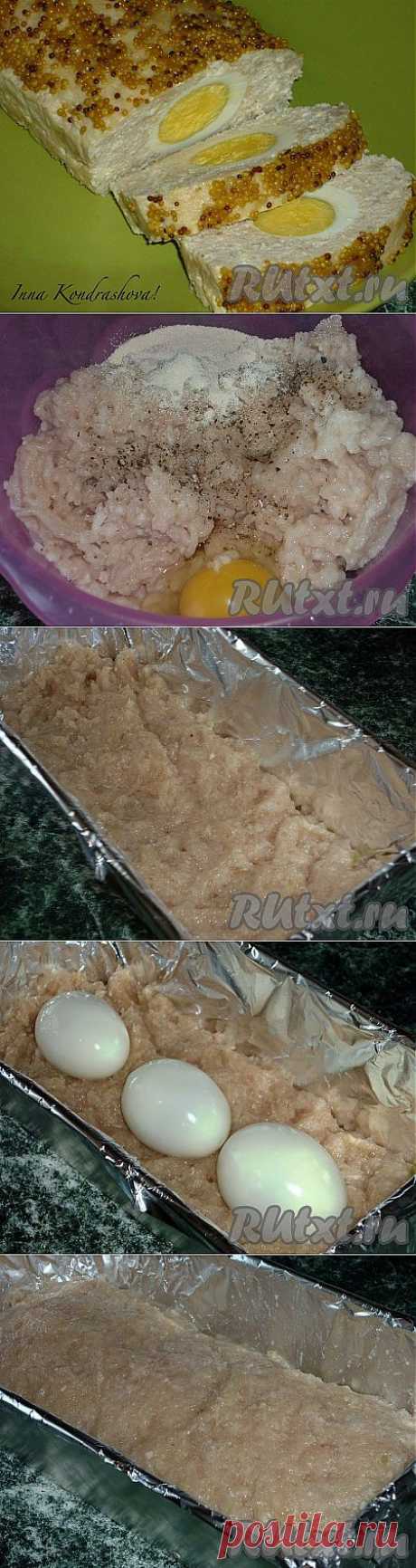 Мясной хлеб с яйцом (рецепт с ) | RUtxt.ru