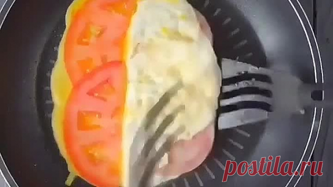 Слоенная яичница!)