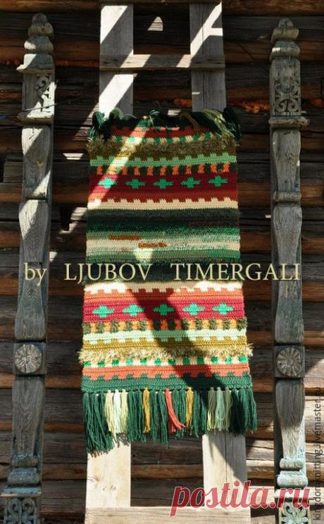 Купить Эко – ковер «Сказки Мудрой Секвойи» - ковер, ручная работа