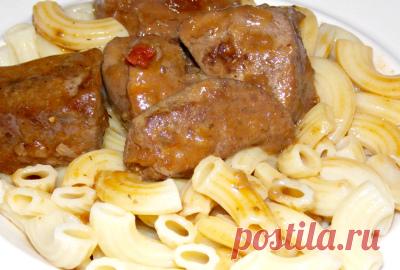 Печень в медово соевом соусе/Сайт с пошаговыми рецептами с фото для тех кто любит готовить