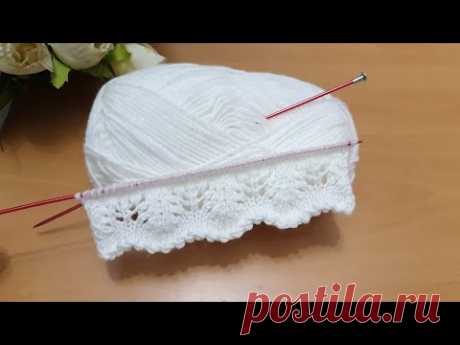 İki şiş çok güzel örgü modeli / yelek hırka şal battaniye / knitting crochet