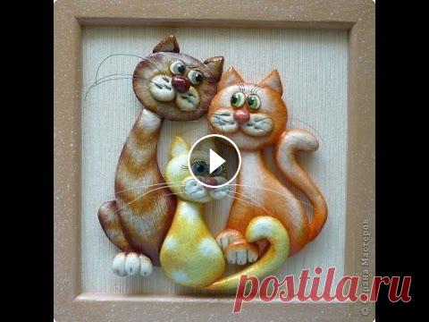 Коты и кошки из соленого теста Коты и кошки из соленого теста - оригинальное украшение для вашей кухни. Картины, панно, статуэтки, различные фигурки котов и кошек удивят ваших госте...