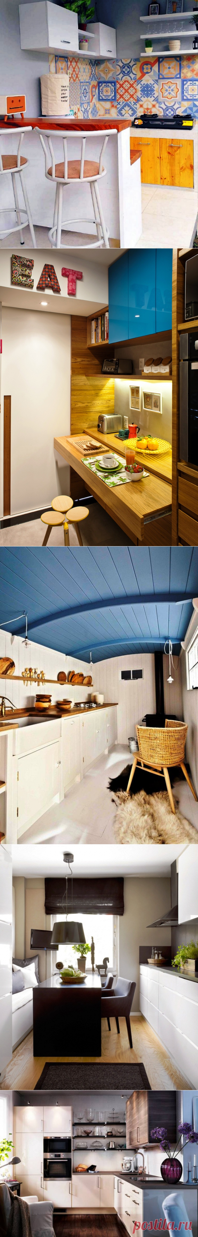 12 вдохновляющих интерьеров, на которые стоит взглянуть всем владельцам небольших кухонь