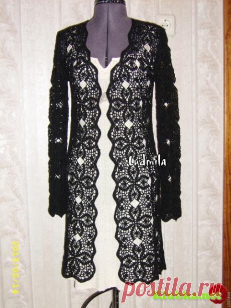 Кардиган "Вологодская сказка" от Людмилы Макаровой. Схема.