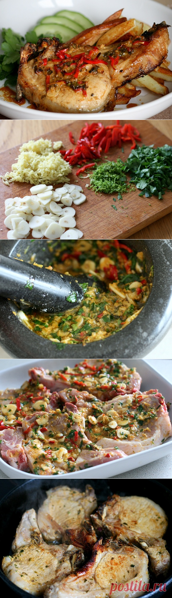 Свиные отбивные в «сумасшедшем» маринаде;)) — Вкусные рецепты