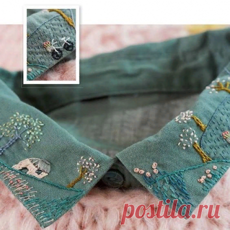 Вдохновляющая вышивка на блузах. | Handmade для всех | Яндекс Дзен